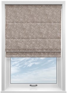 Hardwick, Oyster - Twist&Fit Roman Blind